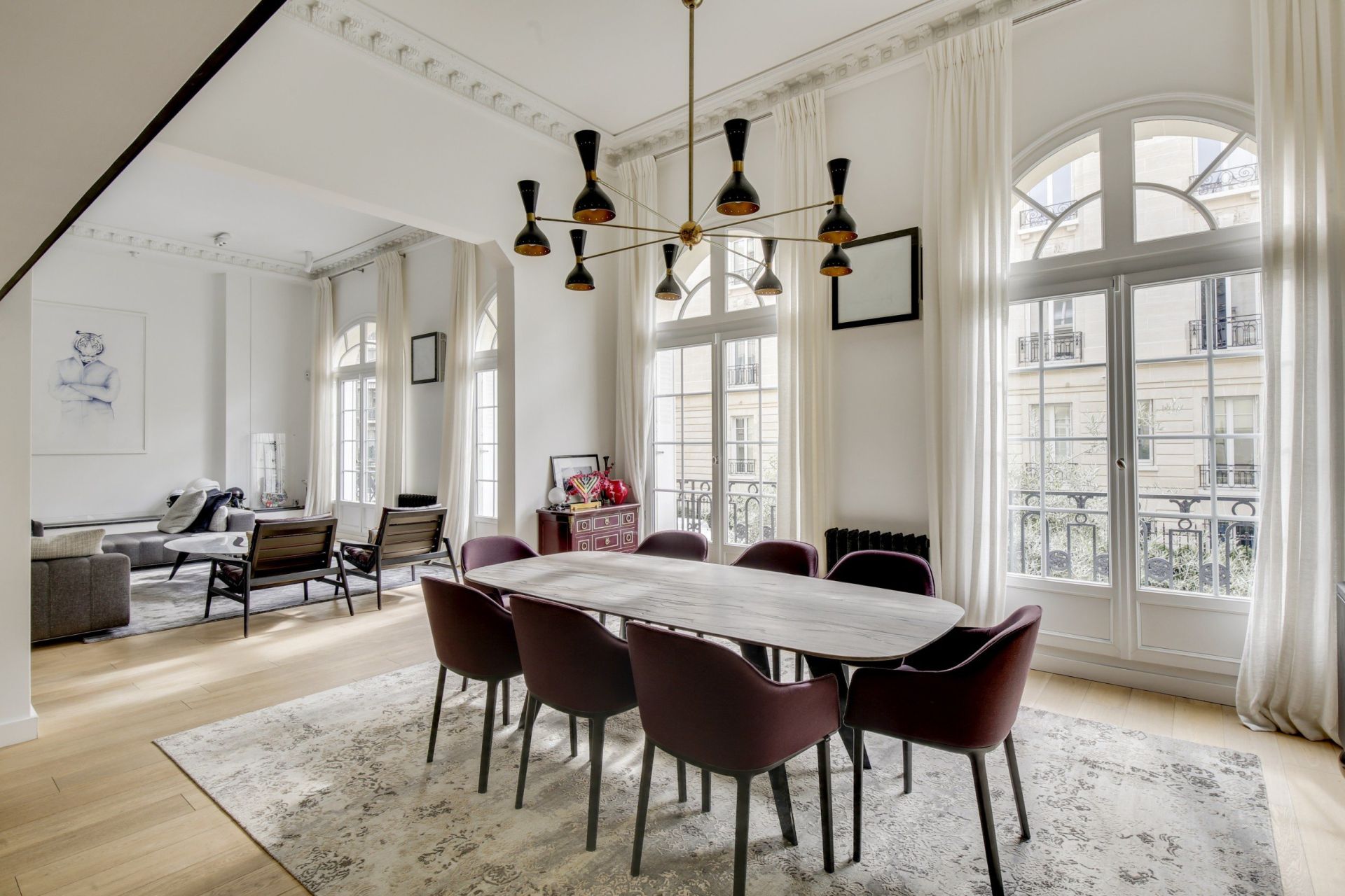 luxury apartment 7 Rooms for sale on PARIS (75016)